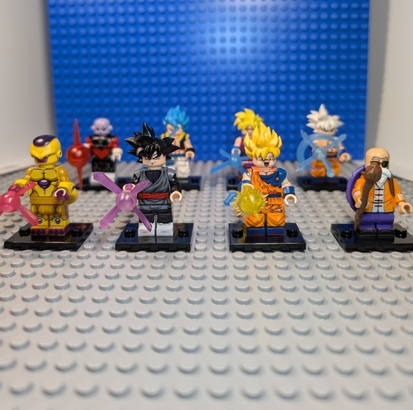 unbranded Other - 8 Minifigures- Dragon Ball Z Anime Building Block Toy Action Figures Goku Super